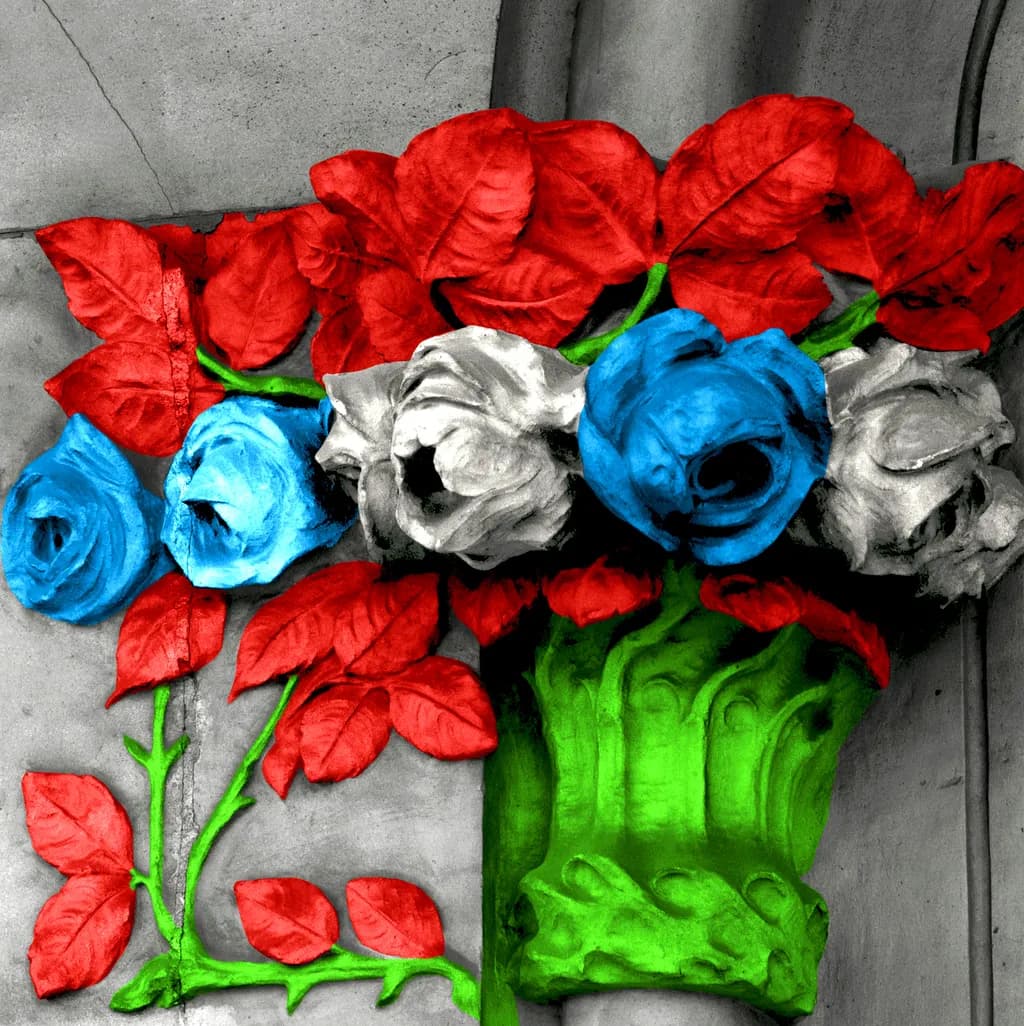 Chromatic Roses Relief