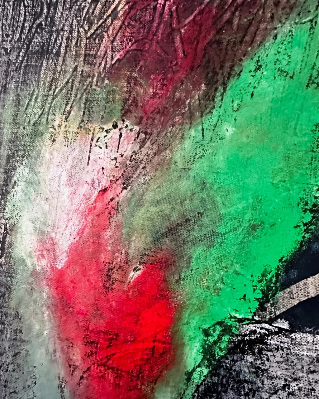 Vibrant Echoes: A Dance of Color and Emotion in Abstract Expressionism