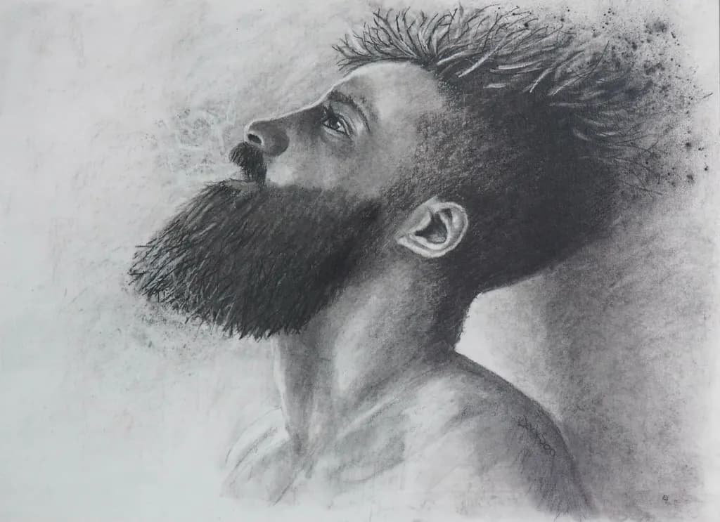 Bearded Man Profile