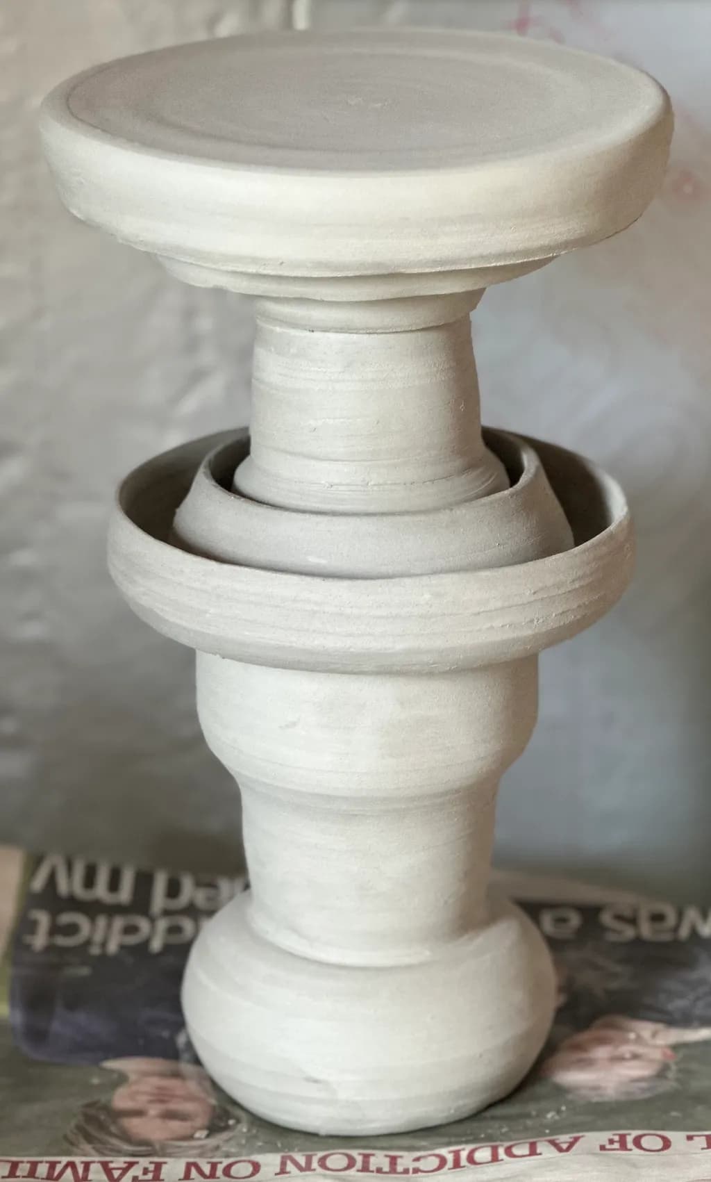 Elegant Whispers: A Sculptural Journey in Clay