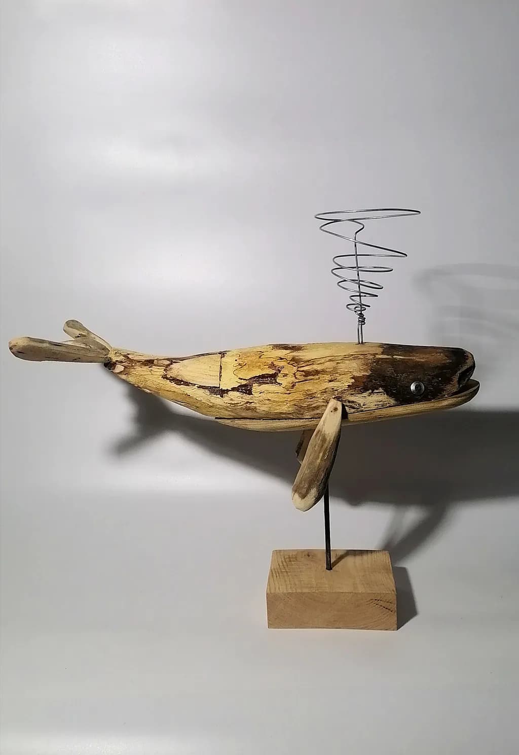 Whale Driftwood Sculpture