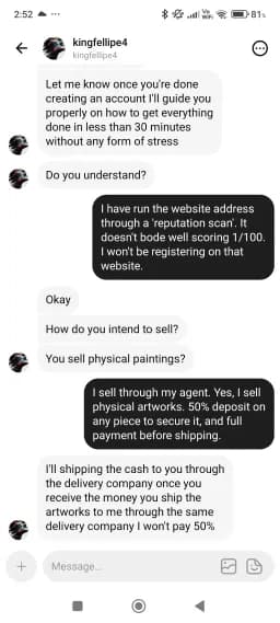 Screenshot Dialogue