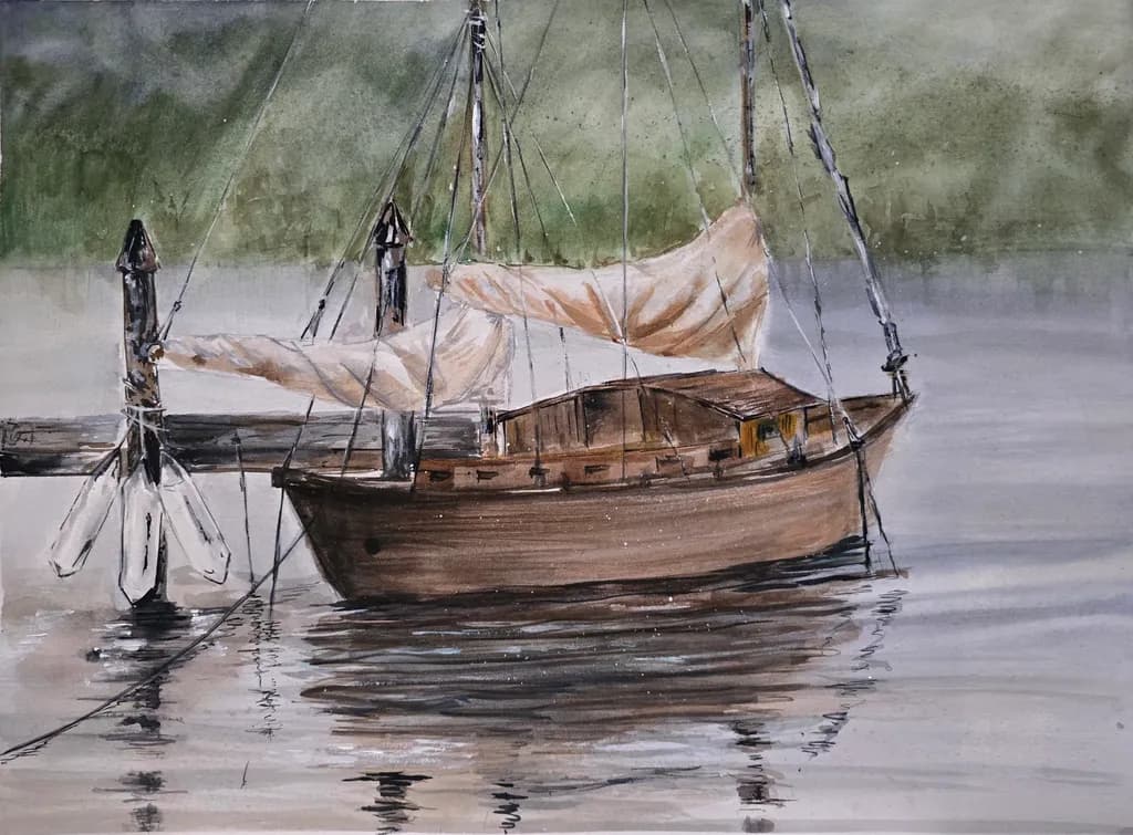 Boat on Calm Waters