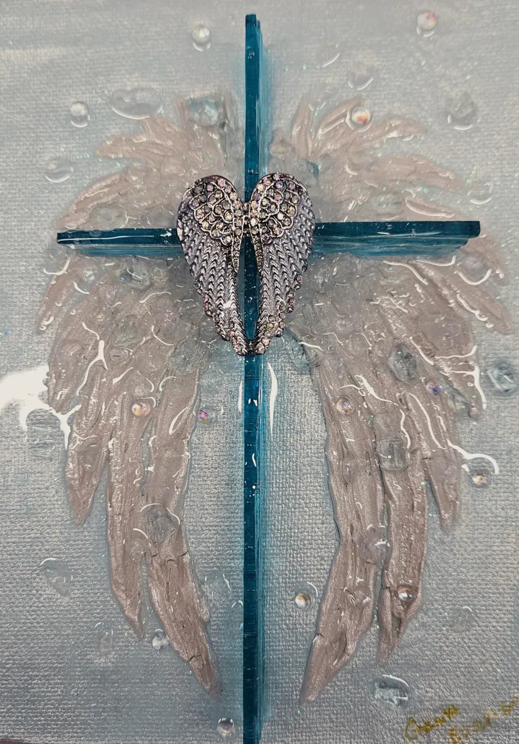 Crystal Wings Cross