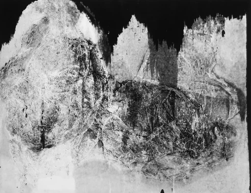 Whispers of Monochrome: An Abstract Journey Through Texture and Contrast