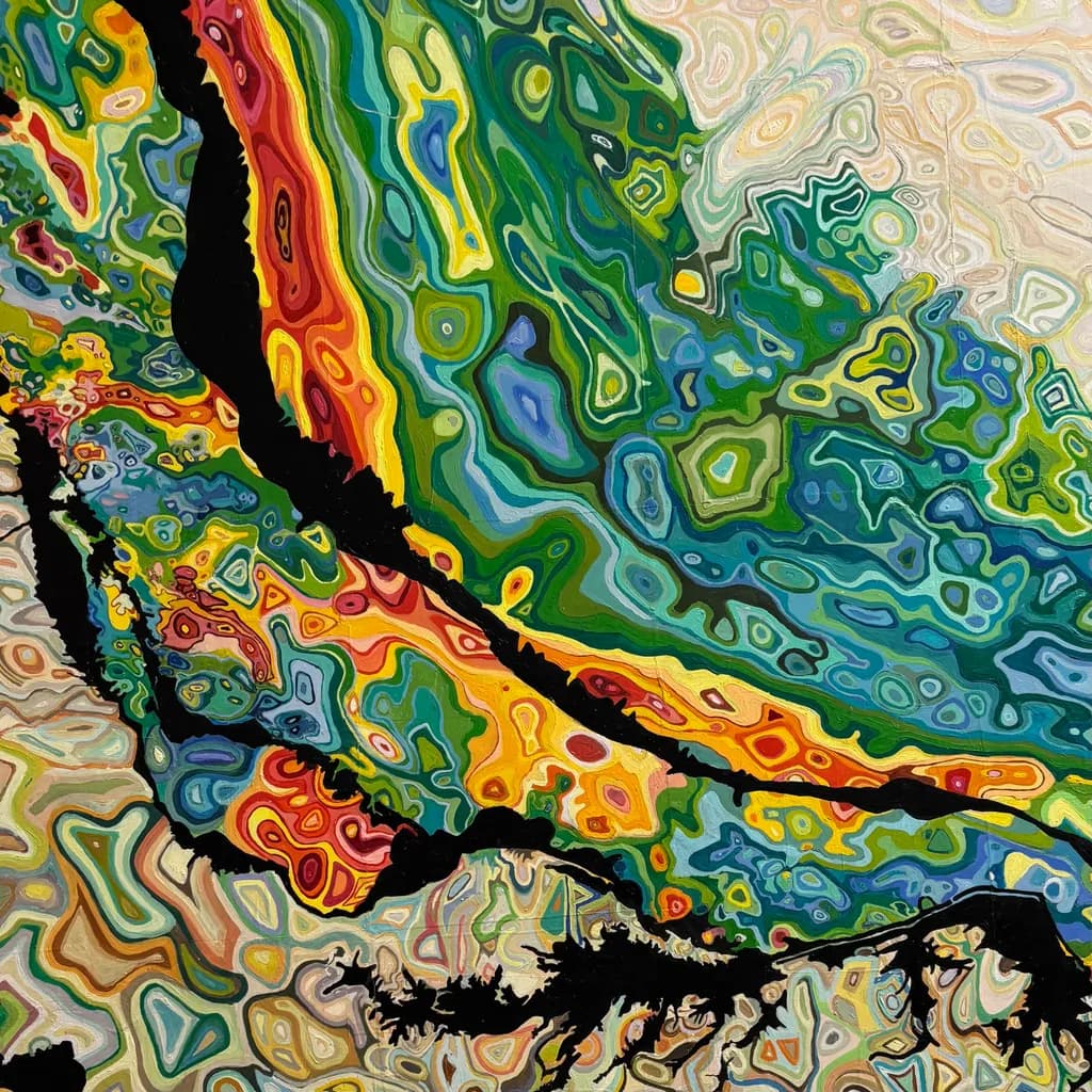 Vibrant Currents: A Journey Through Colorful Landscapes