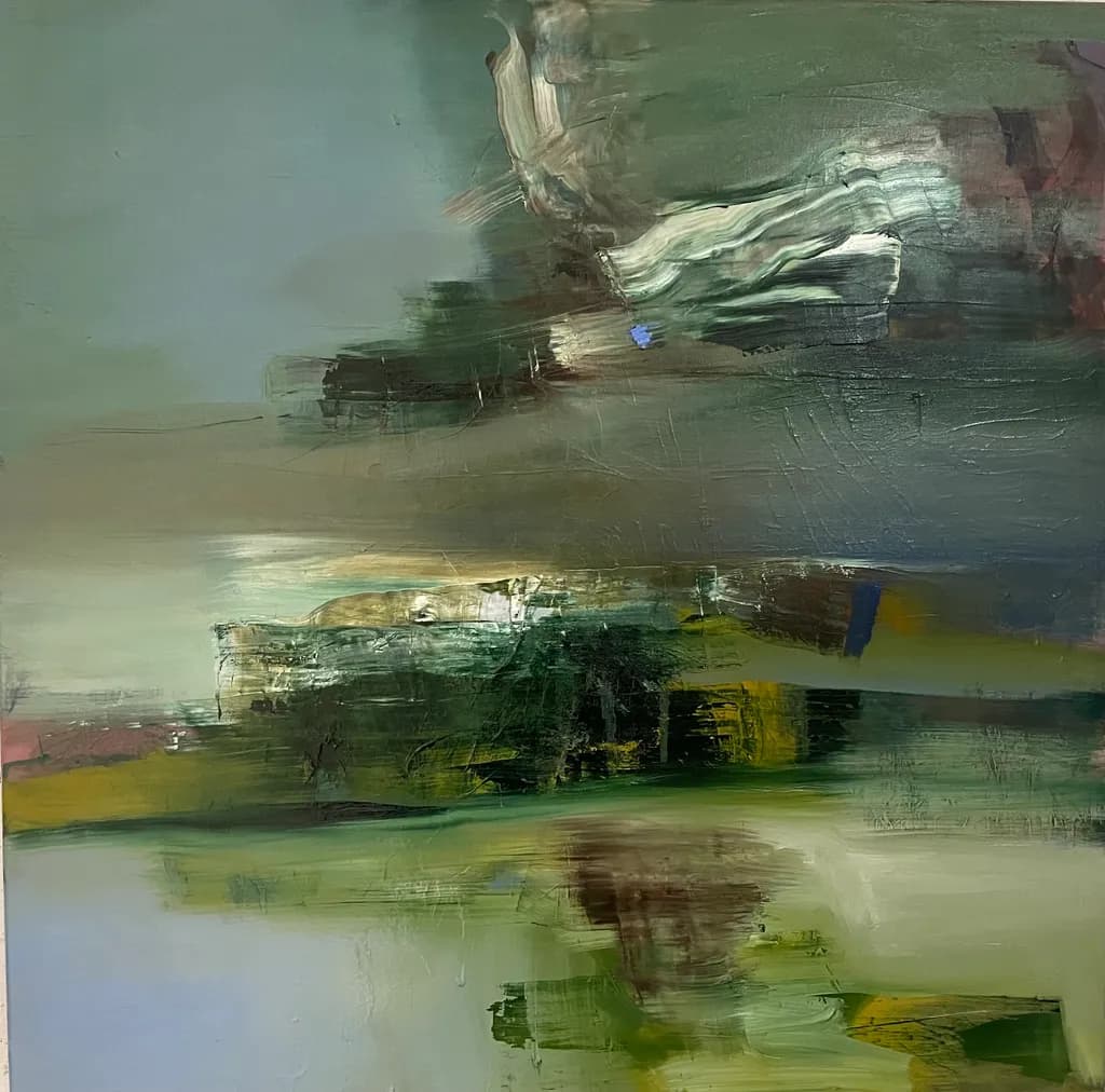 Green Landscape Abstract