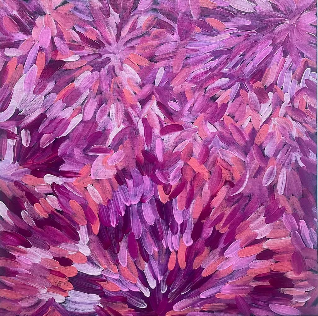 Purple Floral Burst