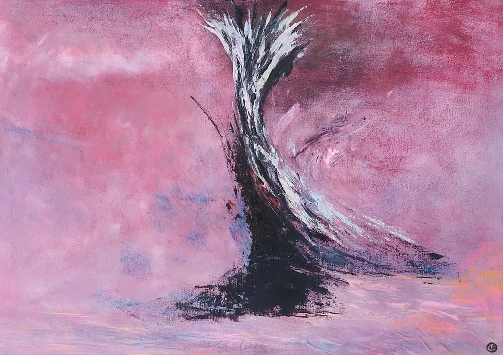 Whispers of the Storm: A Dance of Color and Emotion