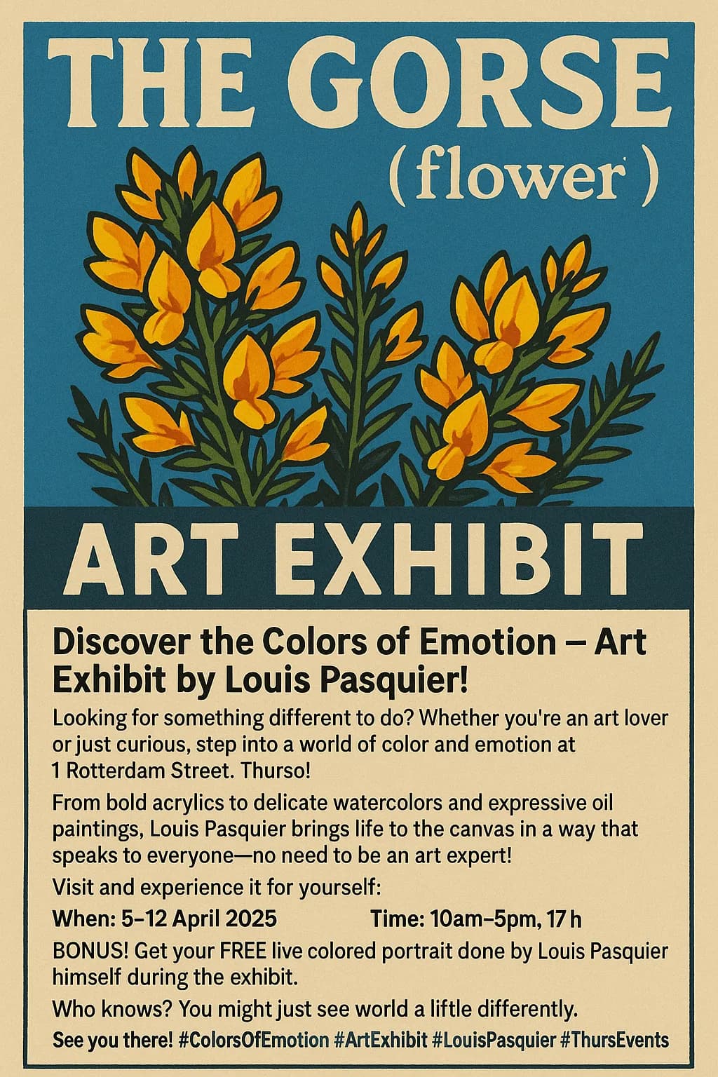 The Gorse: A Vibrant Journey Through Color and Emotion in Floral Artistry