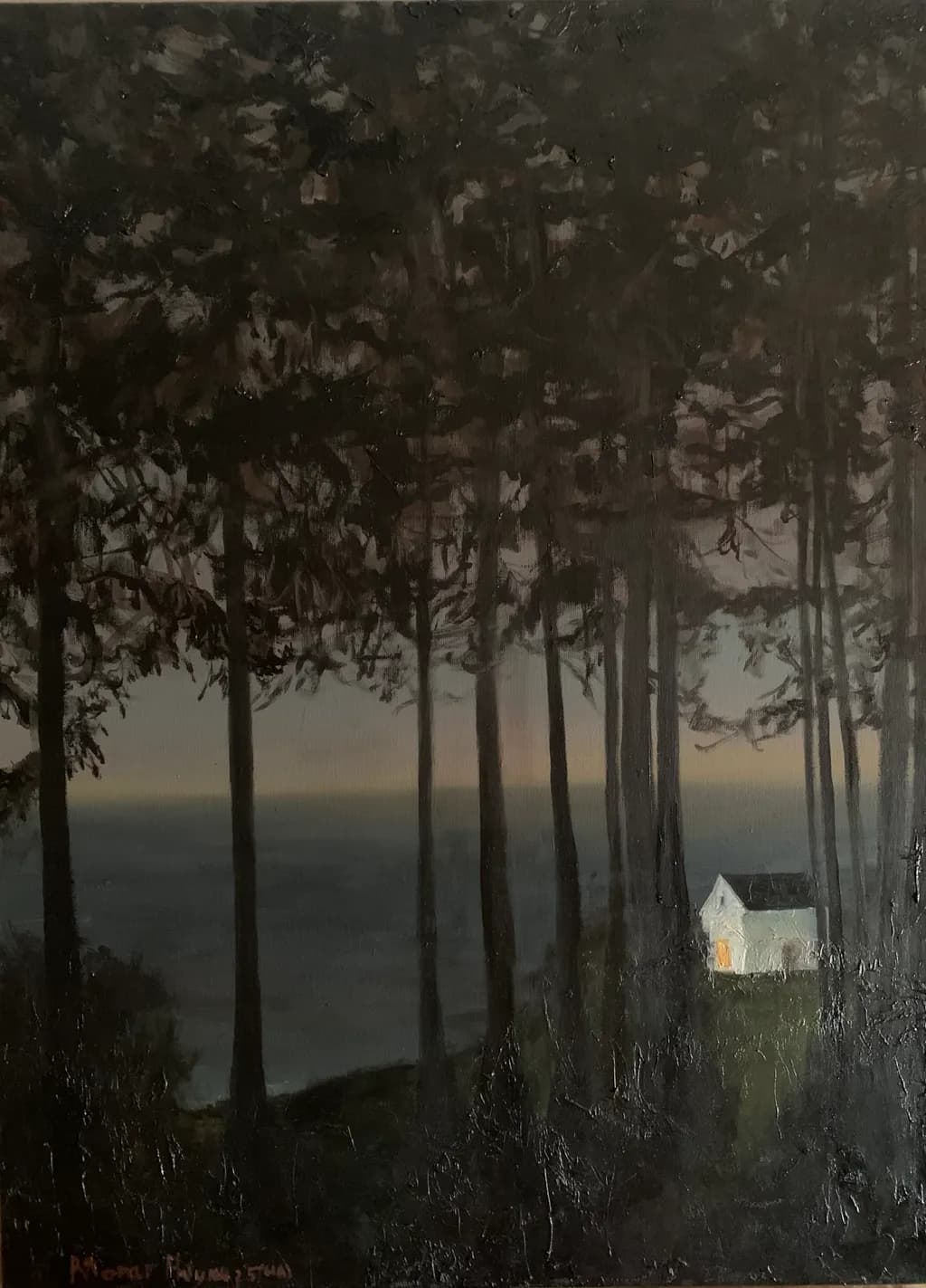 Whispers of Solitude: A Coastal Retreat Amidst the Shadows