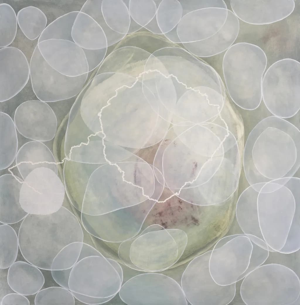 Whispers of Serenity: A Dance of Ethereal Forms in Soft Hues