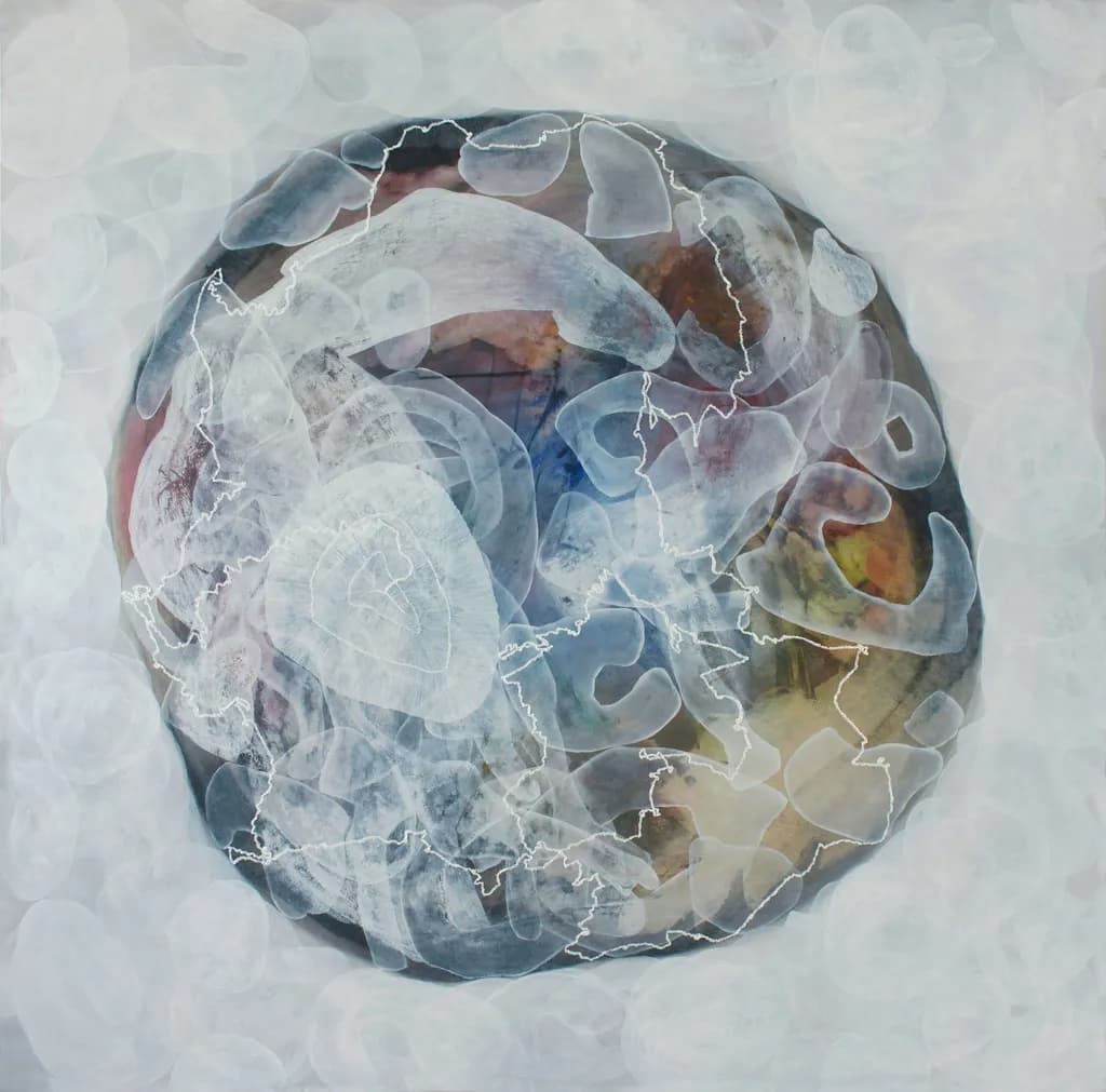 Whispers of the Earth: A Celestial Journey Through Layers of Color and Light