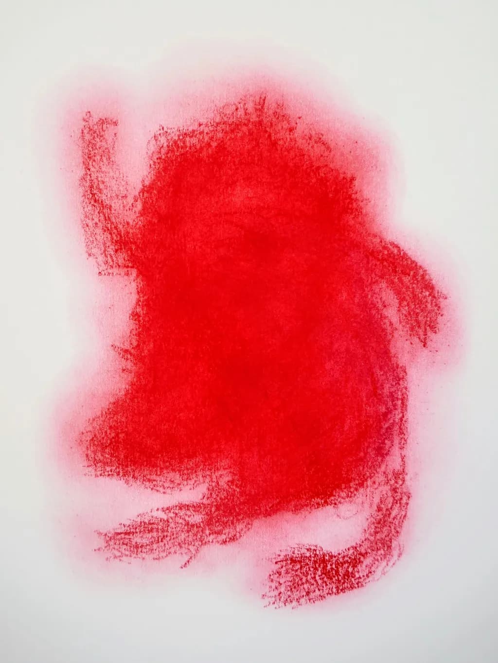Crimson Whispers: An Abstract Journey Through Texture and Emotion