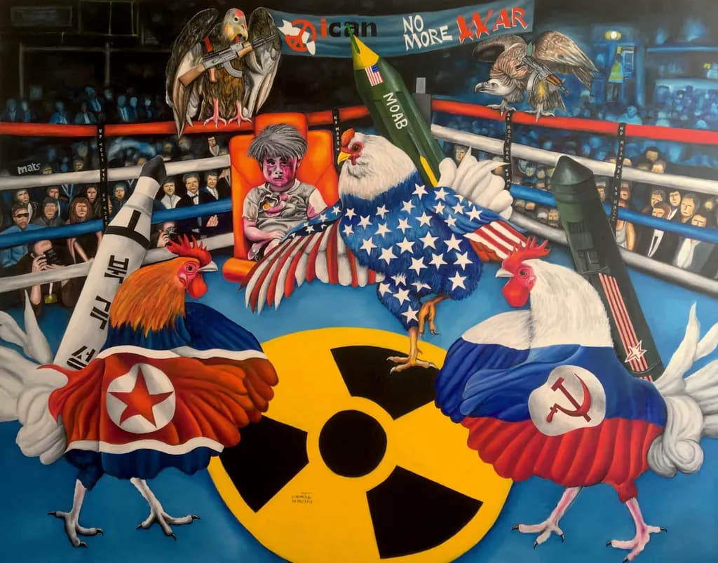 The Chickens' Fight