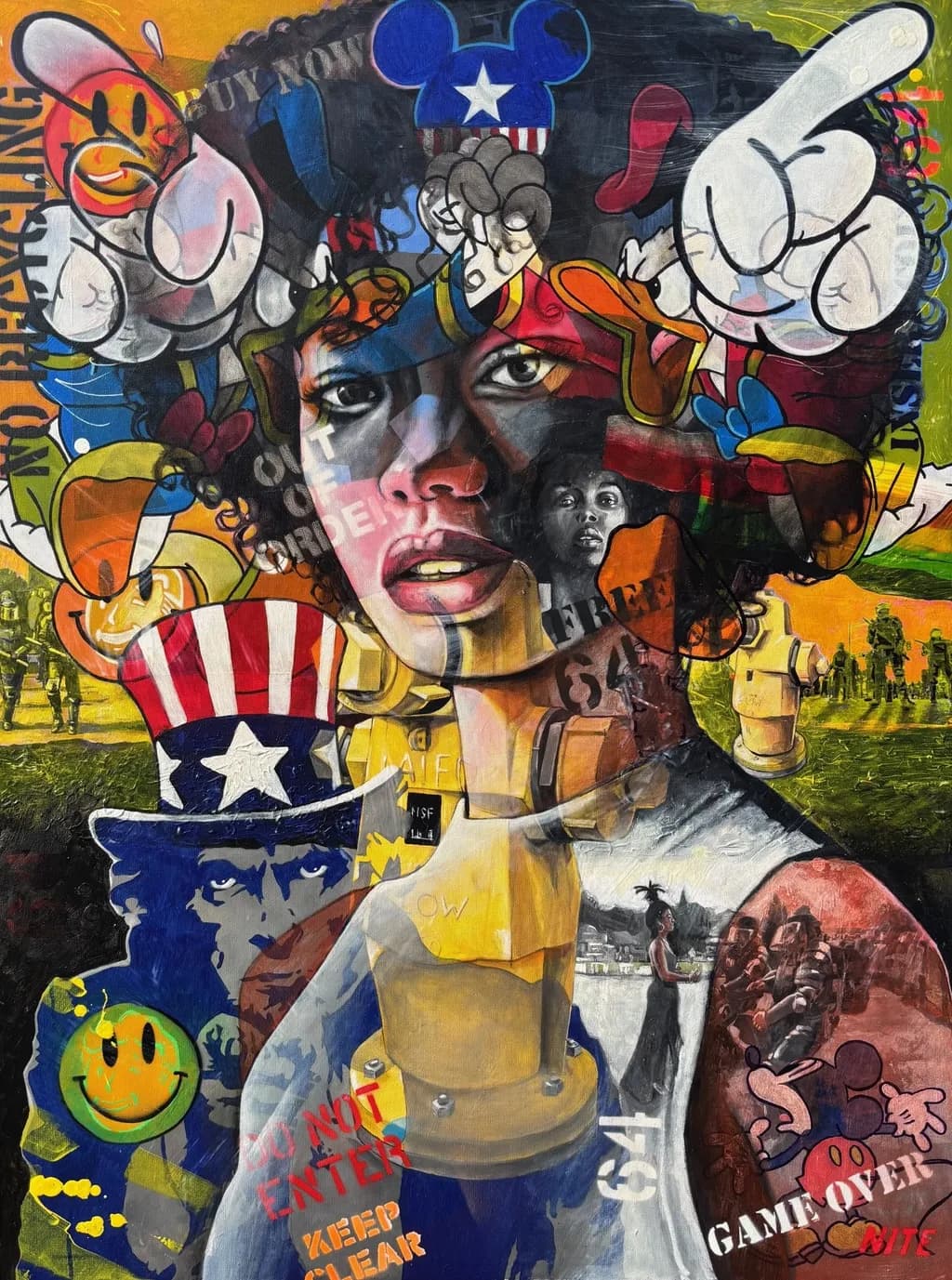 Cultural Collision: A Vibrant Exploration of Identity and Expression