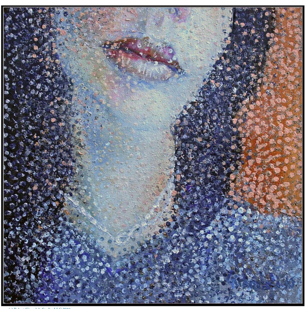 Whispers of Color: A Portrait in Dappled Light and Shadow