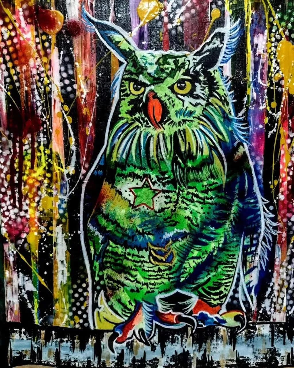 Kaleidoscope Owl