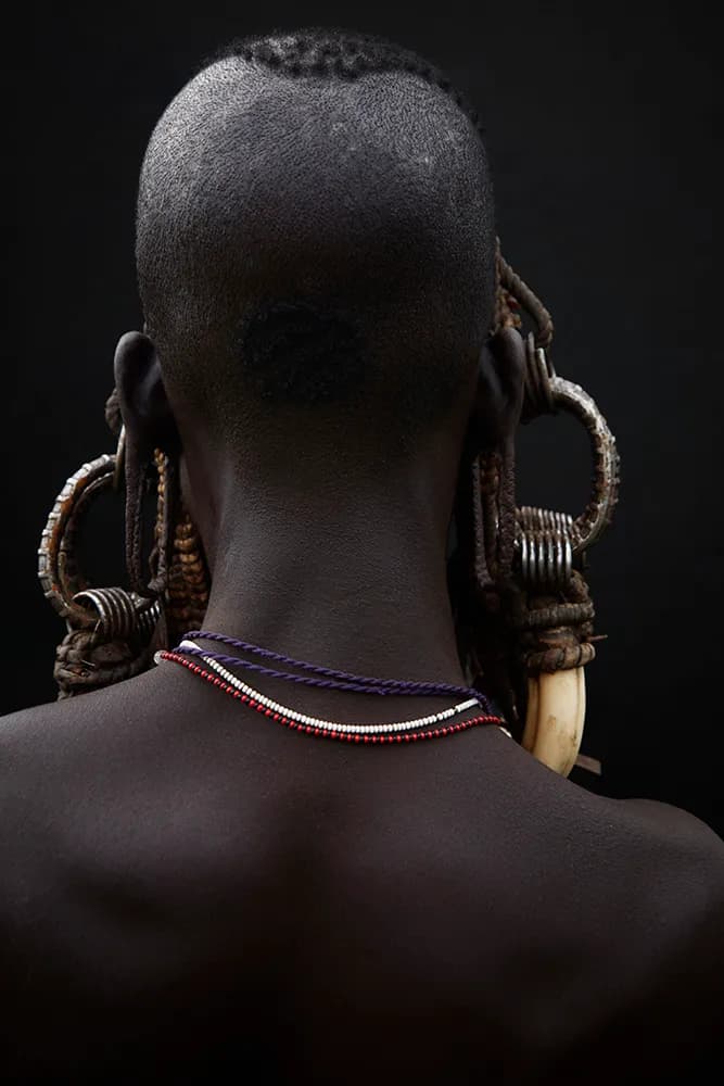 Ethereal Elegance: A Portrait of Cultural Identity and Adornment
