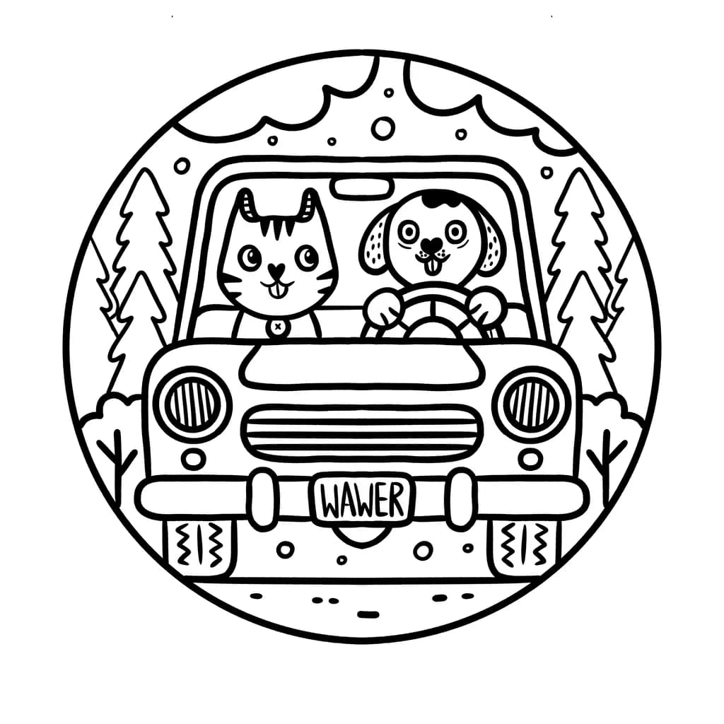 Adventures on Four Paws: A Whimsical Journey with Feline and Canine Friends