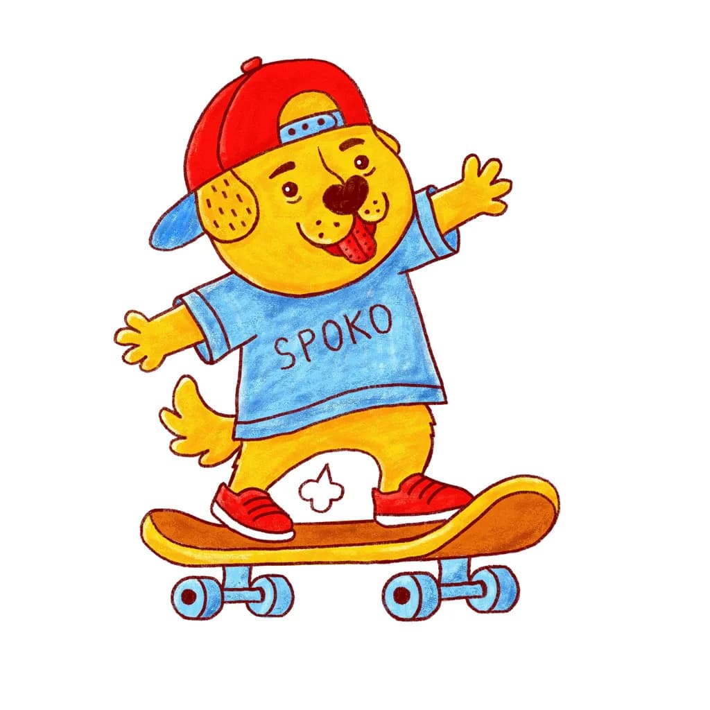 Skateboarding Pup: The Ultimate Chill Vibe on Four Wheels