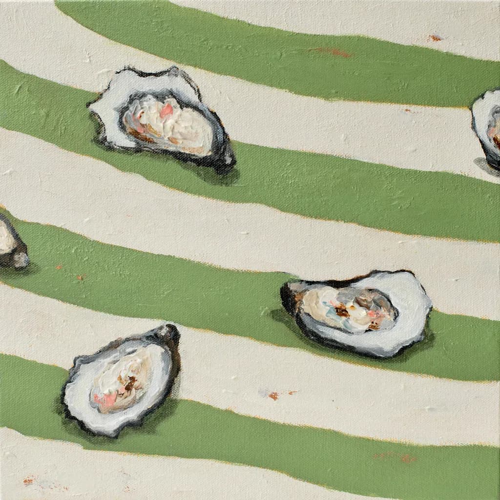 Oysters on Stripes: A Coastal Culinary Delight