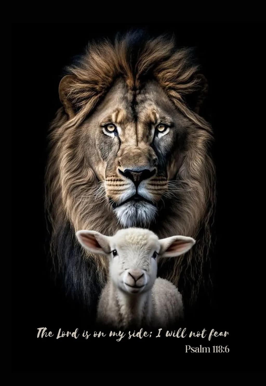 The Lion and the Lamb: A Symbol of Faith and Strength