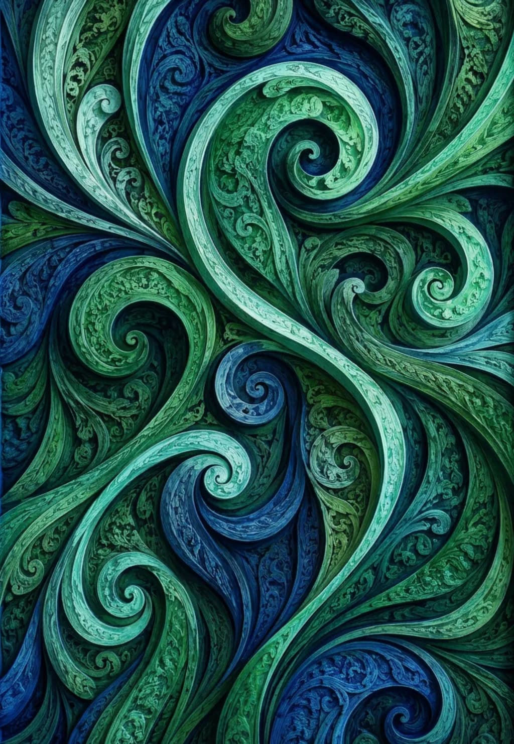 Swirling Koru