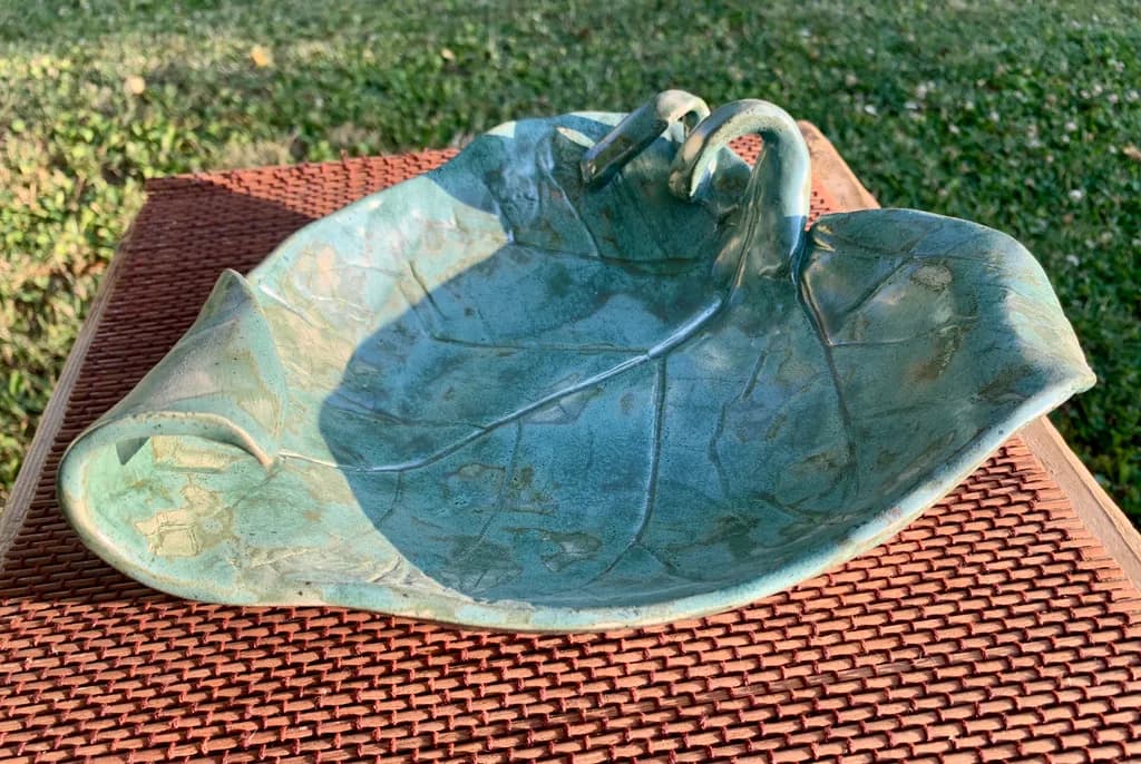 Whimsical Leaf Bowl: Nature's Touch for Your Home Decor