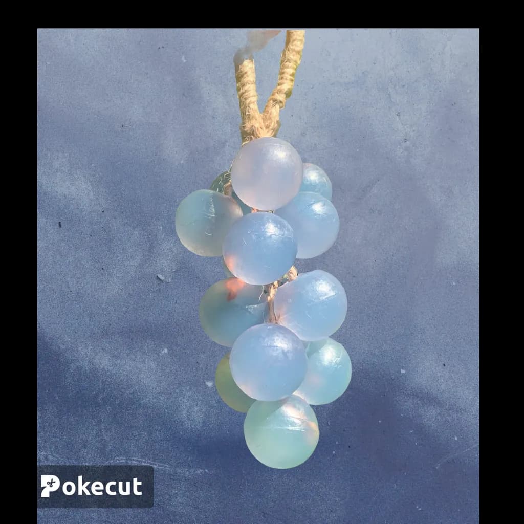 Whimsical Blue Grapes: A Playful Touch of Nature's Charm
