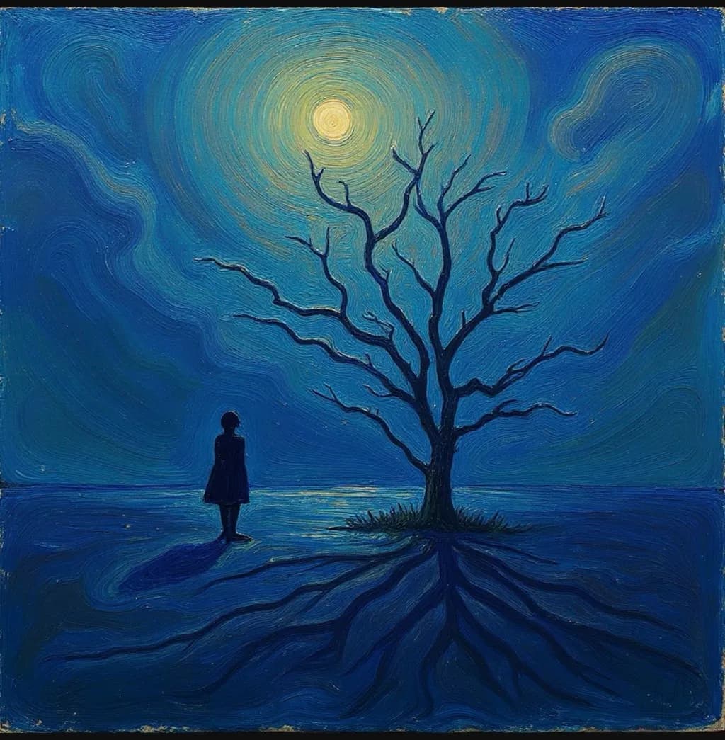 Whispers of the Moonlit Solitude: A Journey Through Shadows and Light