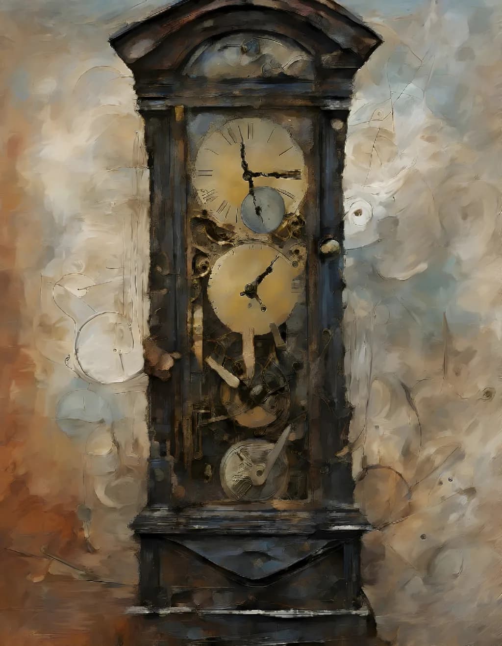 Timeless Whispers: The Elegance of an Antique Clock