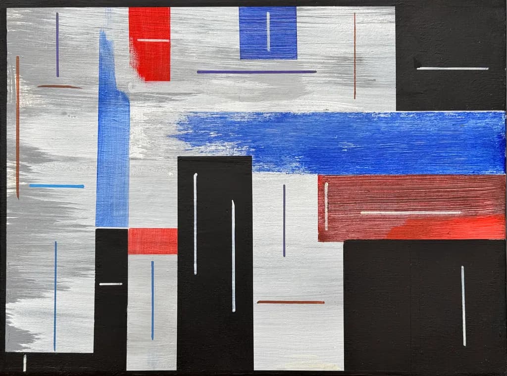 Urban Rhythm: A Symphony of Color and Form in Abstract Expressionism