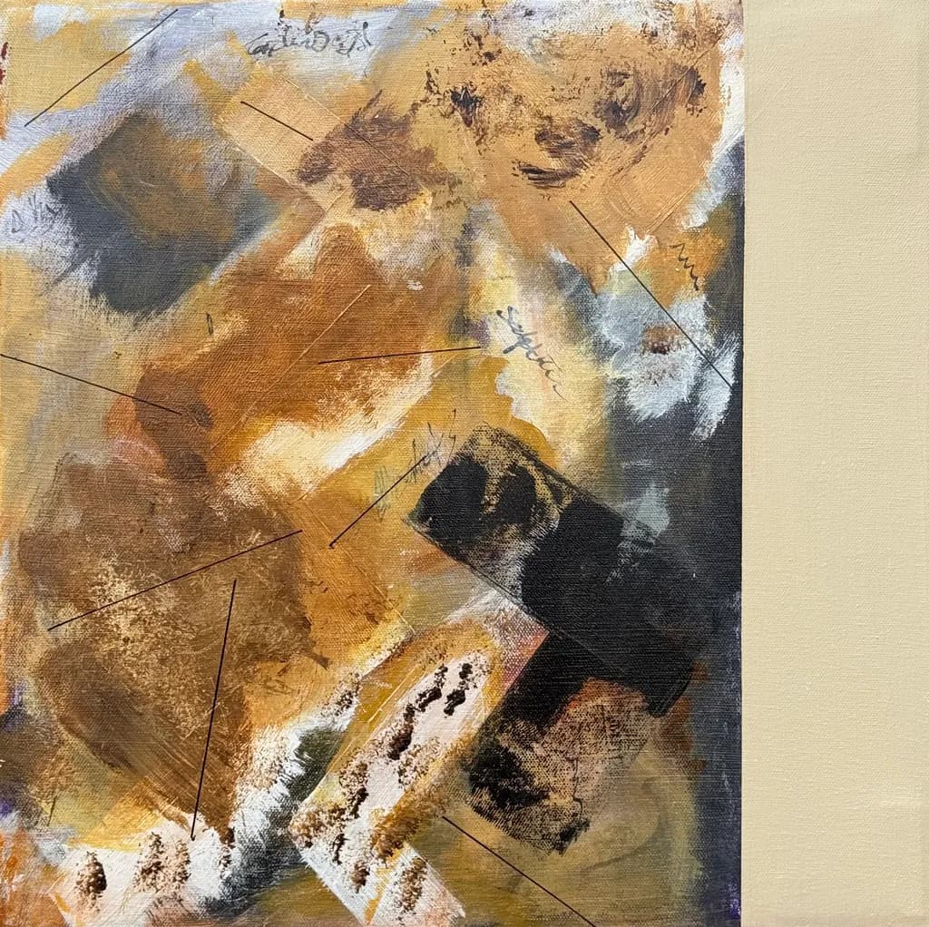 Whispers of Earth: An Abstract Journey Through Texture and Contrast