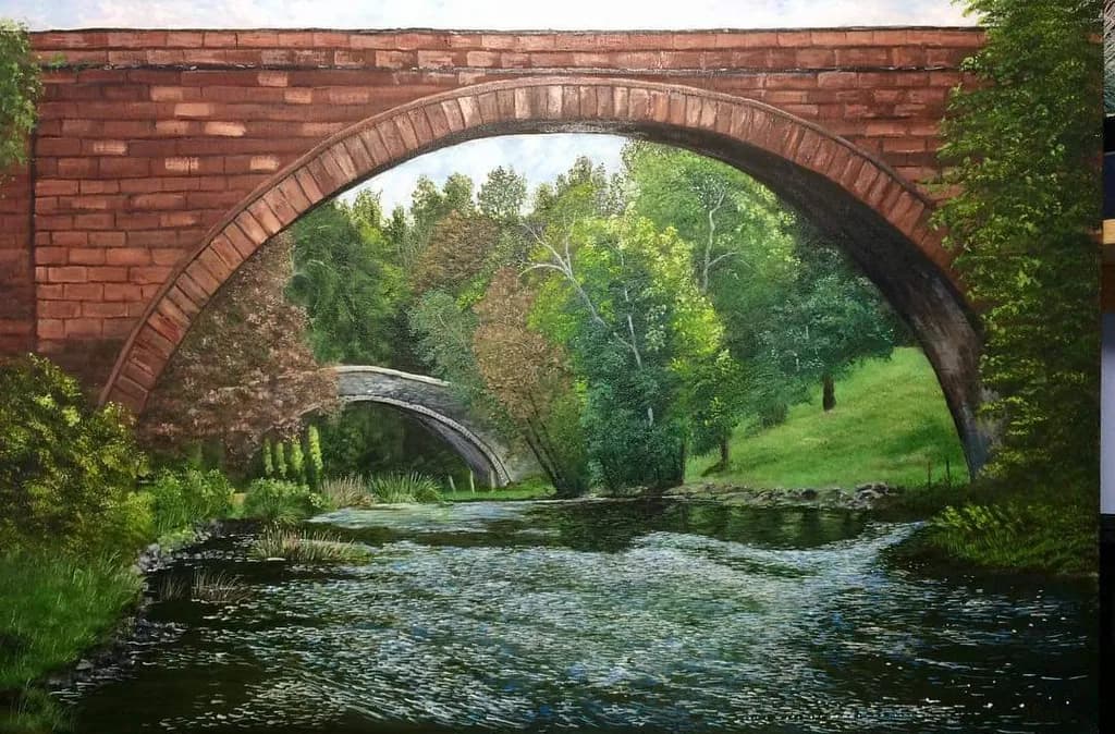 Whispers of Nature: A Serene Bridge Over Tranquil Waters