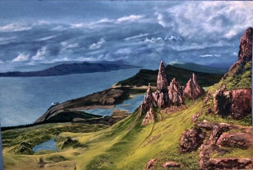 Whispers of the Highlands: A Serene Landscape of Rugged Peaks and Tranquil Waters