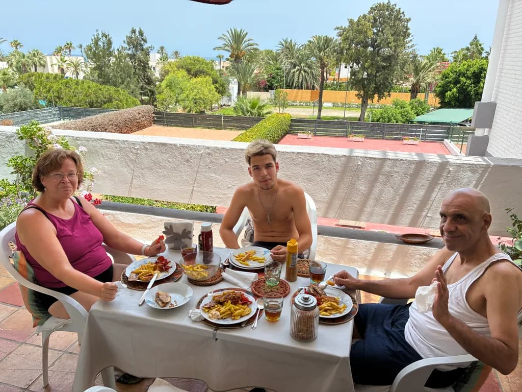 Outdoor Family Meal