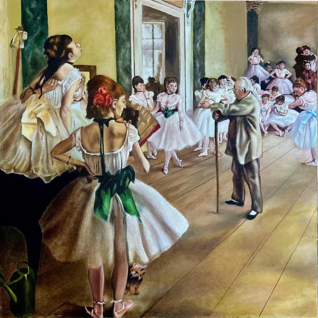 Ballet Dreams: A Dance Studio Reverie with Graceful Aspirations and Timeless Elegance