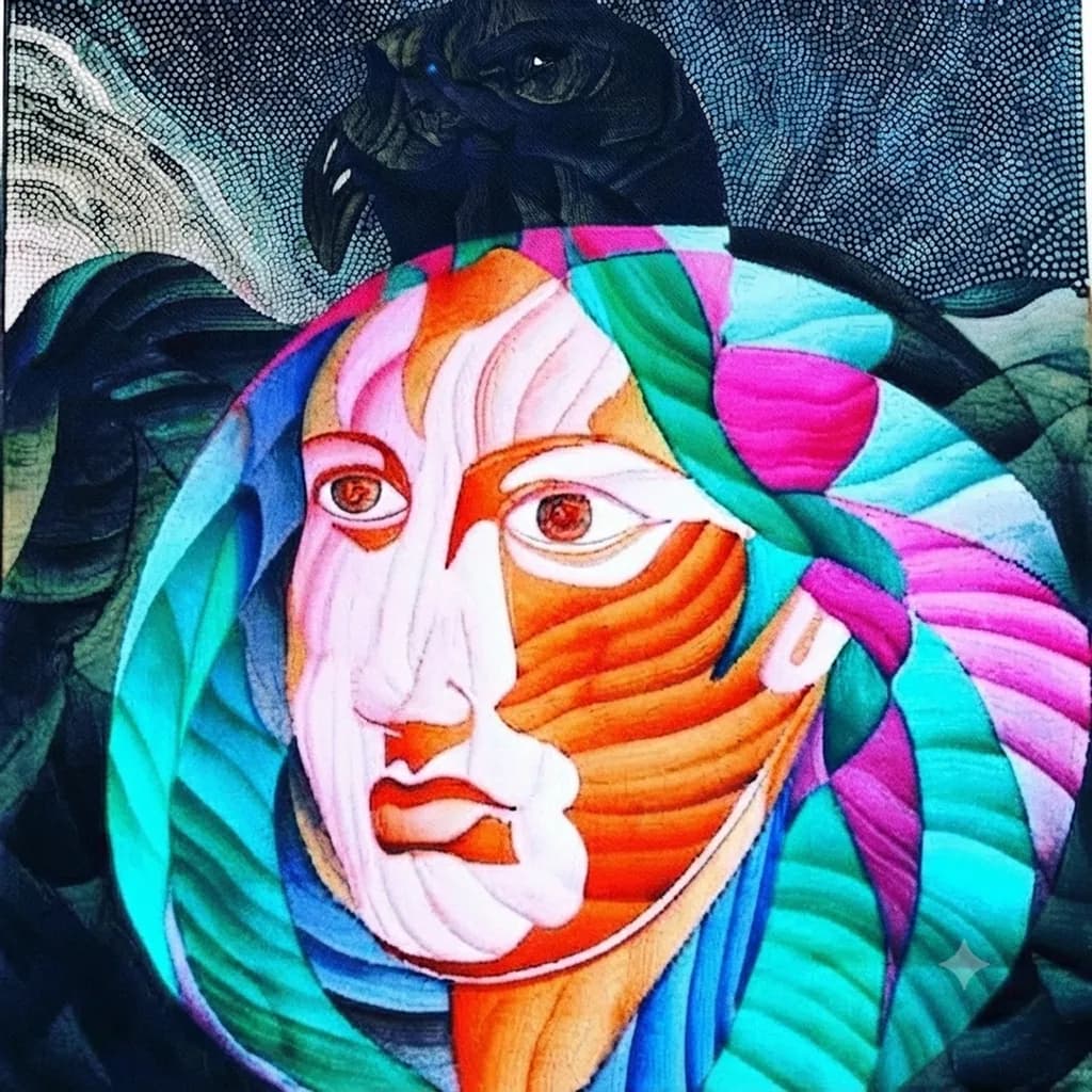 Bird and Portrait Mosaic