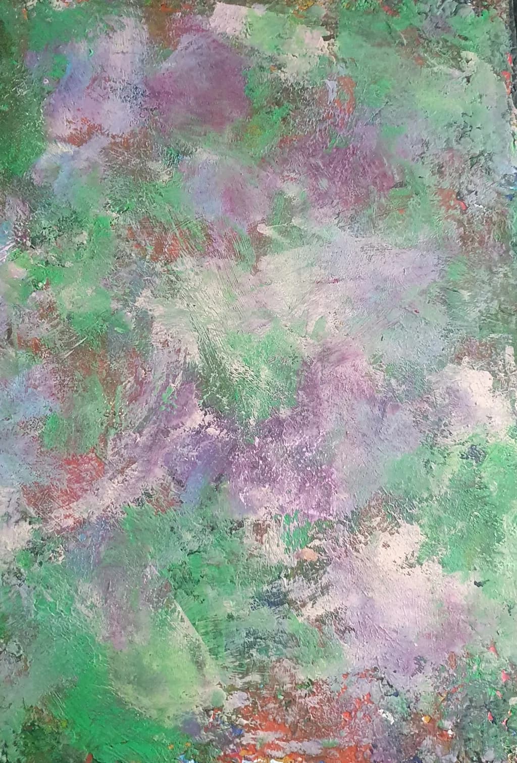 Whispers of Nature: A Dance of Green and Lavender