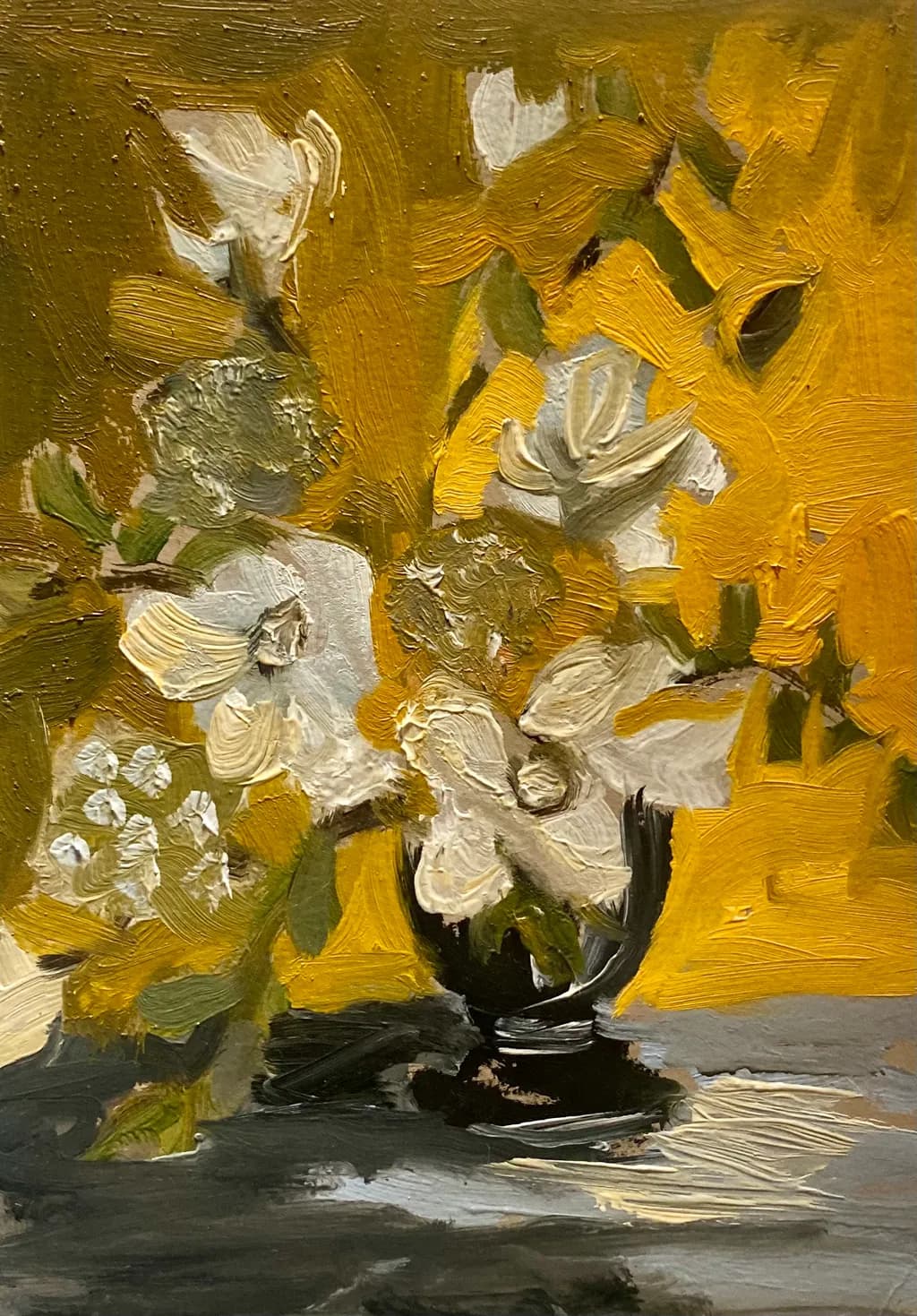 Whispers of Yellow: A Floral Symphony in Texture and Light
