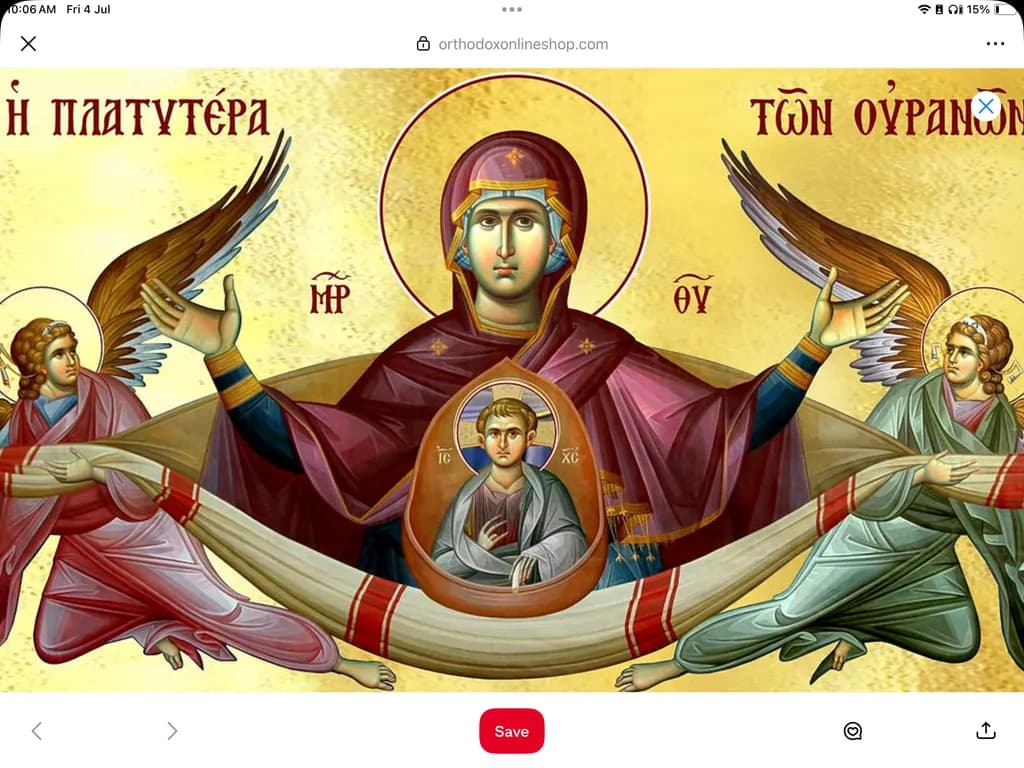 Sacred Mother and Angels