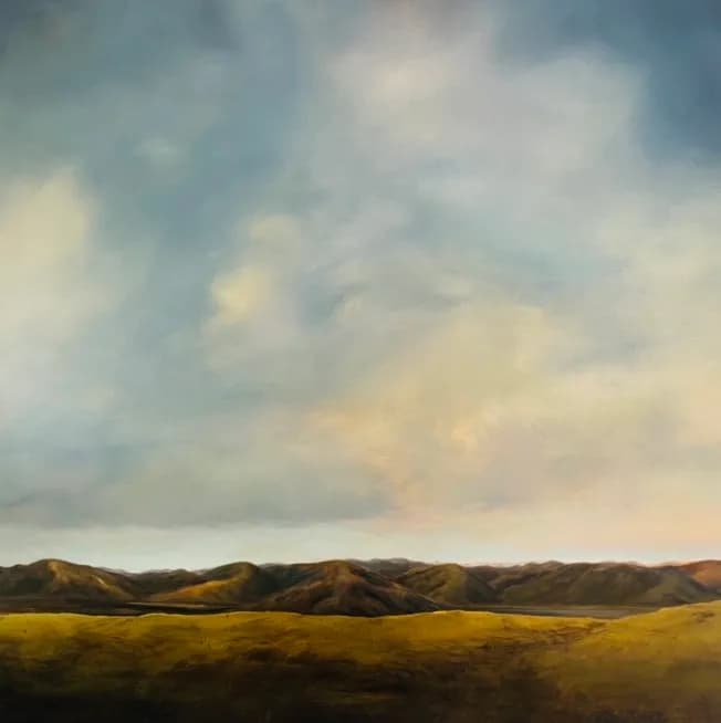 Whispers of the Horizon: A Serene Landscape at Dusk