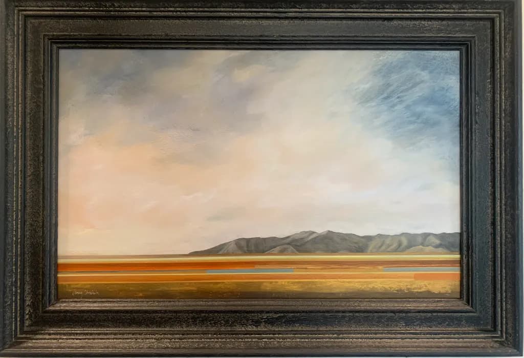 Serenity in the Horizon: A Tranquil Landscape of Earth and Sky