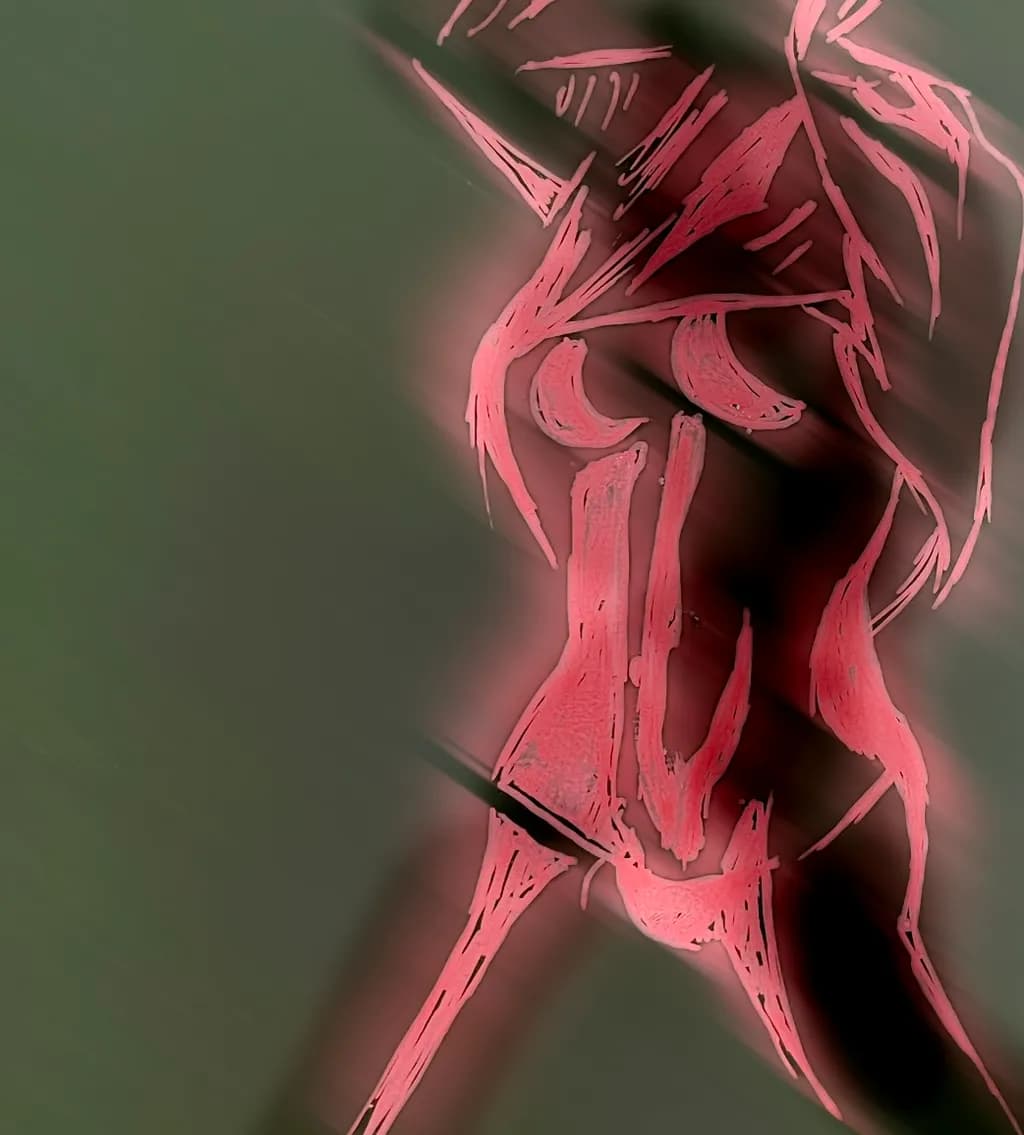 Ethereal Embrace: A Dance of Shadows and Light