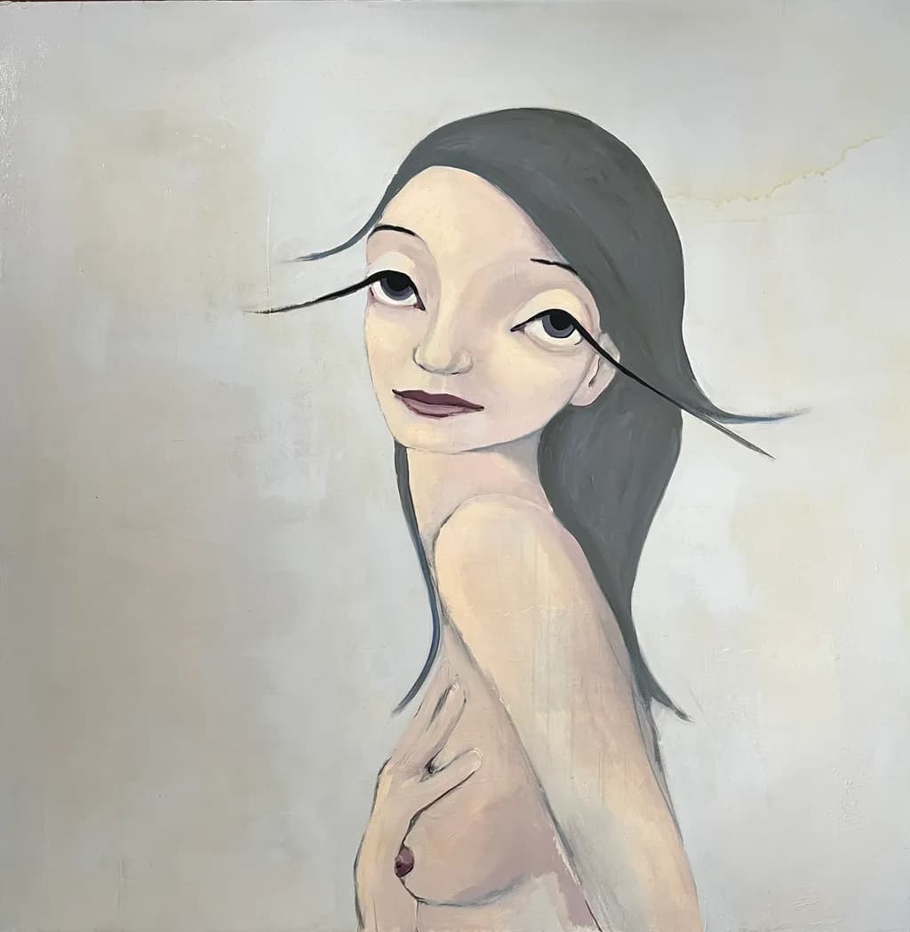 Whispers of Innocence: A Captivating Portrait of Femininity and Grace
