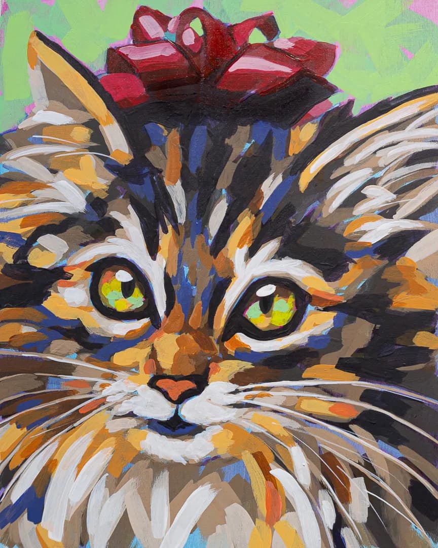 Charming Cat Portrait