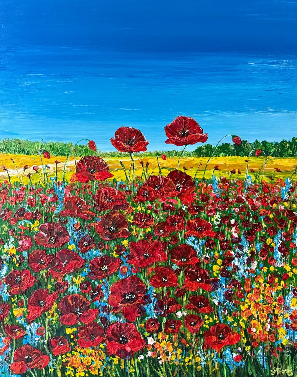 Crimson Bloomscape