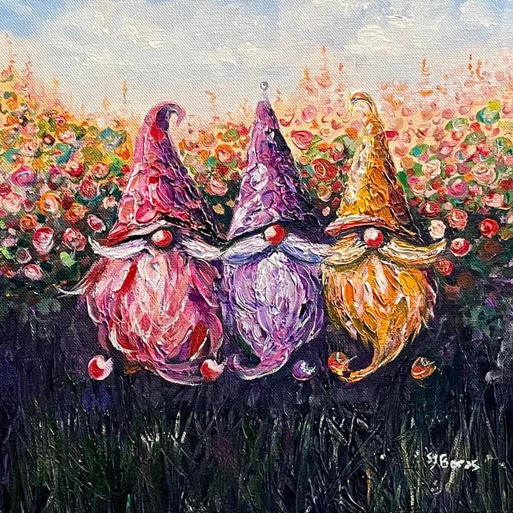 Trio in Bloom