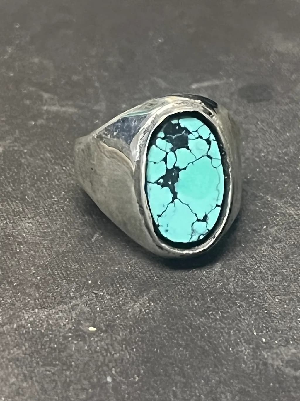 Cracked Turquoise Signet